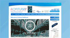 Desktop Screenshot of fortunahealthcare.com